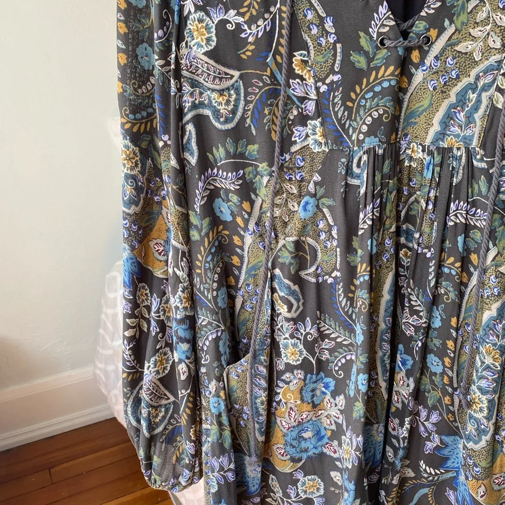 Free People L Rain‎ or Shine tunic boho Dress size xs